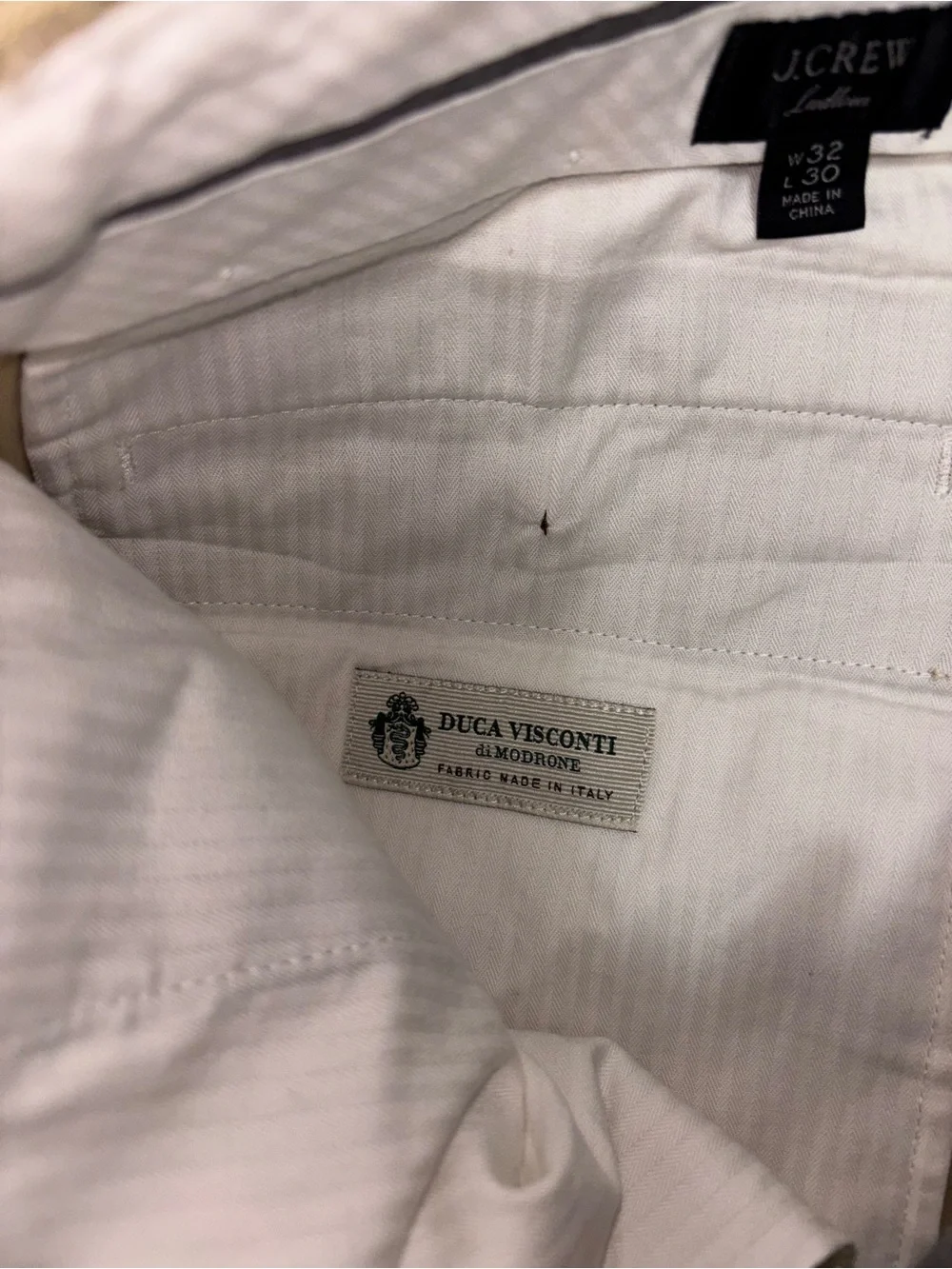 J. Crew Ludlow Slim tan Italian Suit (Jacket/Pants) size 40S cotton